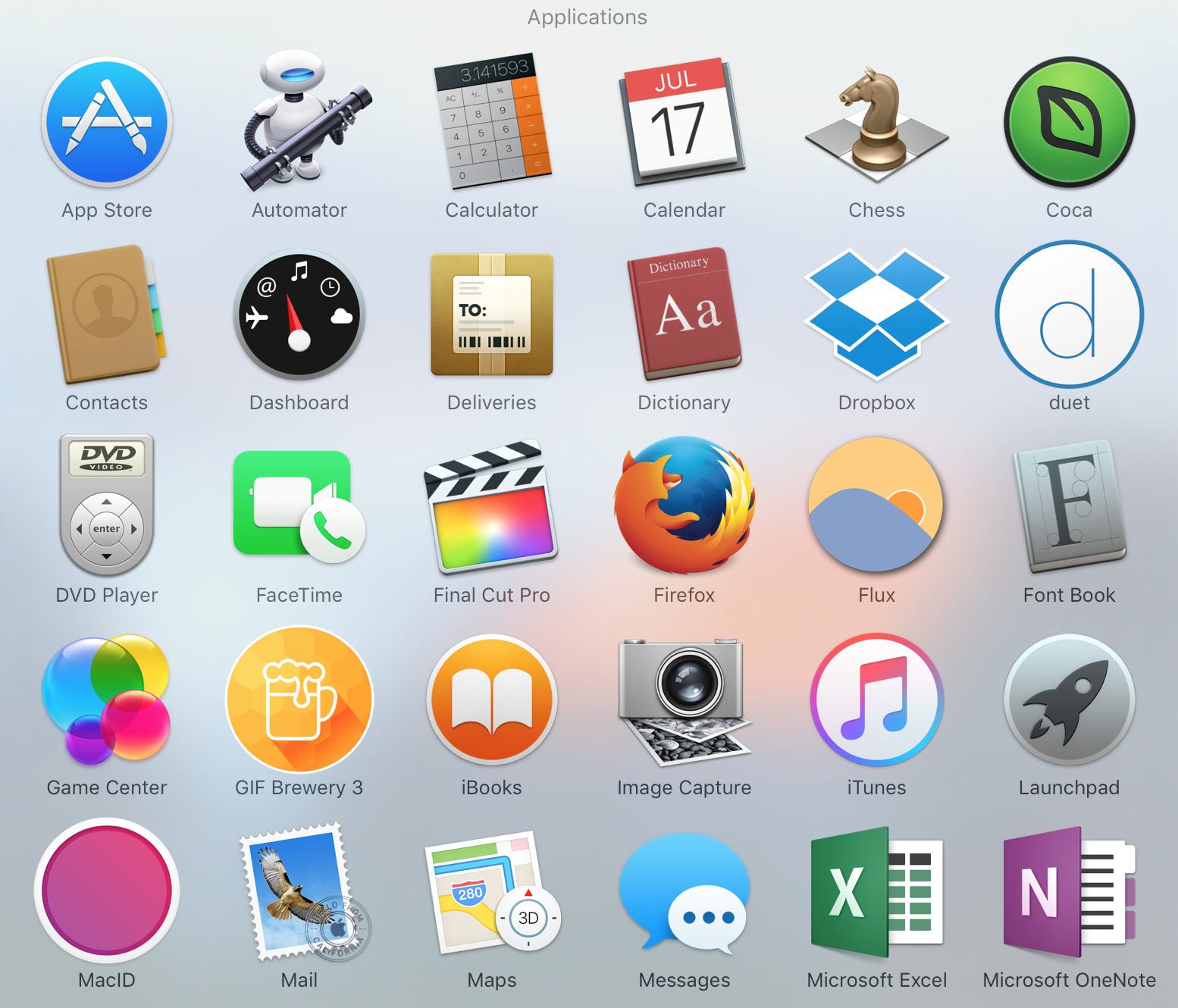mac os 7 icons for windows